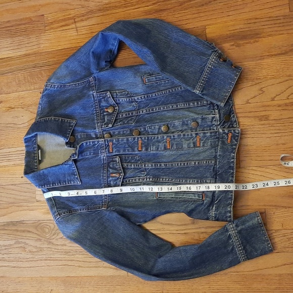 J Crew dark wash denim jacket XS - Picture 3 of 3